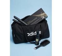 GHD Kit Piastra Chronos Nera + Sleek Operator +spazzola Paddle Brush + Borsone Adidas