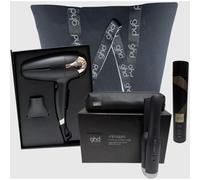GHD Kit Piastra Unplugged Senza Fili Con Pochette + Phon Helios + Lacca Perfect Ending+borsa