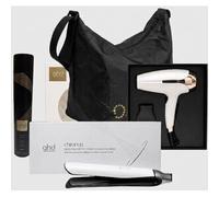 GHD Phon Helios Bianco 2200 Watt + Piastra Chronos Bianca + Lacca + Borsa