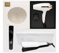 GHD Piastra Chronos Max Bianca + Phon Helios Bianco 2200 Watt + Lacca Perfect Ending 400 Ml