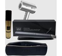 GHD Piastra Chronos Nera Piu' Phon Retro' Excelsa Crystal Collagene1800 Watt In Omaggio Termoprotettore Piu' Pochette