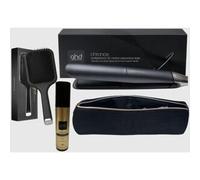 GHD Set Completo Piastra Chronos Nera Bodyguard Spazzola Paddle Brush + Pochette