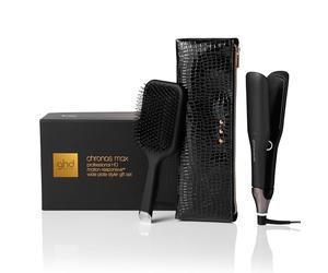 ghd Set Regalo Chronos Max, Include Piastra per Capelli a Lamelle Larghe, Spazzola Piatta e Custodia Termoresistente, Styling 3x più veloce, Effetto HD 24h, Look Lisci e Luminosi