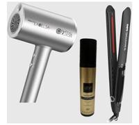 GHD Super Kit Phon Retro' Excelsa Crystal Collagene1800 Watt Piu' Piastra Move Xs Infrared In Omaggio Termoprotettore