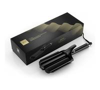 ghd Wave Triple Barrel Waver in Nero - Per Onde Morbide e Naturali Effetto Beach Waves Che Durano Tutto il Giorno - Per Tutti i Tipi di Capelli - (Spina EU)