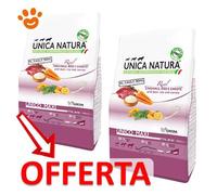 Gheda Dog Unica Natura Maxi Cinghiale Riso e Carote - Offerta [PREZZO A CONFEZIONE] Quantità Minima 2, Sacco Da 12 Kg