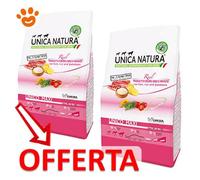 Gheda Dog Unica Natura Maxi Prosciutto Crudo Riso e Patate - Offerta [PREZZO A CONFEZIONE] Quantità Minima 2, Sacco Da 12 Kg