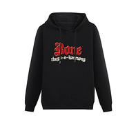 Ghee Bone Thugs N Harmony Unisex Hooded Printed Pullover Hoodies Mens Black Sweatshirts BlackM
