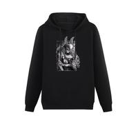 Ghee Elden Ring Malenia Awesome Anime Unisex Hooded Printed Pullover Hoodies Mens Black Sweatshirts Black S