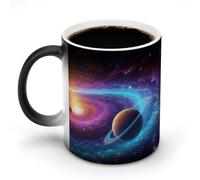 GHENBLT Colorato Sistema Solare Cambiare Colore Tazza Tazza di Caffè Tazza di Caffè Divertente Tazze di Ceramica Tazza di Caffè Della Novità Tazze Carine Tazze Che Cambiano Calore Tazza