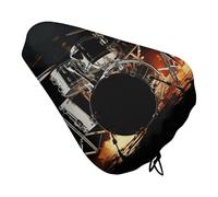 GHENBLT Coprisedile per bicicletta da batterista, morbido, imbottito, per uomo e donna, comodo, impermeabile, con coulisse, per mountain bike