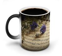 GHENBLT Spartito di musica Colore Cambiare Tazza Tazza di Caffè Tazza di Caffè Divertente Tazze di Ceramica Tazza di Caffè Novità Tazze di Caffè Carino Tazze Che Cambia Cal