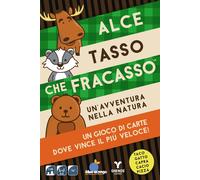 Alce Tasso Che Fracasso - Gioco di carte - Gioco Competitivo per Adulti e Bambini dai 7 Anni - 3-6 Giocatori - Durata 10min - Edizione Italiana