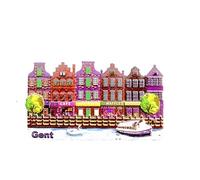 Ghent Belgium Magnete da cucina e frigorifero decorato magnete