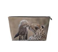 Ghepardo, Borsa da toilette Borsa per trucco Borsa per cosmetici Borsa da toilette da viaggio portatile