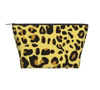 Ghepardo Leopardo Giallo, Borsa da toilette Borsa per trucco Borsa per cosmetici Borsa da toilette da viaggio portatile
