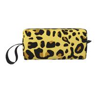 Ghepardo Leopardo Giallo, Borsa per il trucco Borsa per cosmetici Borsa da toilette da viaggio portatile Borsa per trucco Organizer