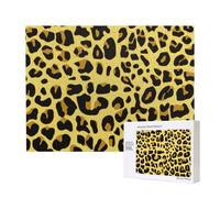 Ghepardo Leopardo Giallo,Puzzle in legno da 500 pezzi, gioco di famiglia, puzzle per adulti e adolescenti, decorazioni per la casa