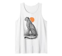 Ghepardo Maculato al Tramonto - Safari, Savana Canotta