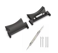 Gheper 22MM Metallo Connettori compatibili con Samsung Galaxy Watch 7/FE/6/6Classic/5/5 Pro/4Classic/4 44mm 40mm DIY Adattatore Connettore pulsante senza spazi vuoti acciaio inossidabile di Ricambio