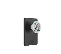 Gheppio americano con fiori di campo viola Bird Art PopSockets PopWallet per MagSafe