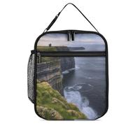 GHEPSDW County Clare The Cliffs - Borsa termica per il pranzo, portatile, per adulti, ufficio, lavoro, picnic, viaggi