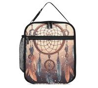 GHEPSDW Native American Dream Catcher Lunch Box Isolato Borsa Pranzo Portatile Lunch Box per Adulti Ufficio Lavoro Picnic Viaggio