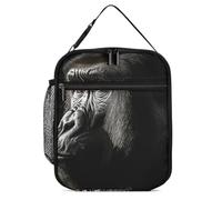 GHEPSDW Una borsa termica per il pranzo con gorilla, per adulti, portatile, per ufficio, lavoro, picnic, viaggi