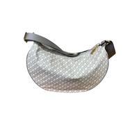 Gherardini BORSA DONNA SACCA Mezza luna MEDIA DA SPALLA TRACOLLA REGOLABILE chiusa con zip GH 0330 (AVORIO)