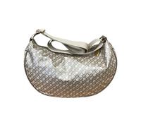 Gherardini BORSA DONNA SACCA Mezza luna MEDIA DA SPALLA TRACOLLA REGOLABILE chiusa con zip GH 0330 (CRETA)