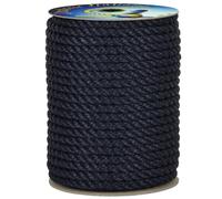 Gherlino blu 18 mm - 100 mt, cima ritorta 3 legnoli per ormeggio, passamaneria