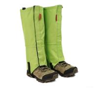 Ghetri Impermeabili 600D Oxford Anti-Strappo per Sci | Rivestimento idrorepellente, respinge pioggia e neve, mantiene gambe e stivali asciutti(Green 48*43cm)