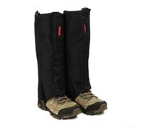Ghetri Impermeabili 600D Oxford Anti-Strappo per Sci | Rivestimento idrorepellente, respinge pioggia e neve, mantiene gambe e stivali asciutti(Black 48*43cm)