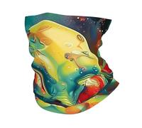 Ghetta Alien Cannabis Leaves Marijuana Trippy Hippie Psychedelic Sciarpa A Mezza Faccia Multiuso Antivento Ghetta da Collo per Yoga Escursionismo Ciclismo 25X50Cm