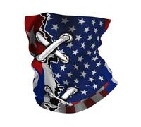 Ghetta Da Collo America And Cuba Cuban Flag Wavy Combine1 Passamontagna Multifunzione Fascia Capelli Protezione Uv Scaldacollo Per Escursionismo Ciclismo Outdoor Attività 25X50CM