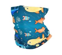 Ghetta Da Collo Blue Underwater World Of Fish Fascia Capelli Antivento Scaldacollo Antipolvere Passamontagna Per Sports Escursionismo Campeggio