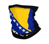 Ghetta Da Collo Bosnia And Herzegovina Flag Scaldacollo Antipolvere Fascia Capelli Multiuso Passamontagna Per Sports Campeggio Ciclismo