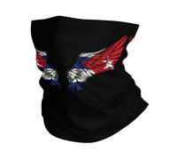 Ghetta da Collo Cute Cuba Flag Sciarpa al Collo Multiuso Fascia per Capelli per Motocicletta, Pesca, Snowboard