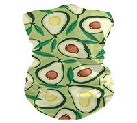 Ghetta Da Collo Healthy Fruits Avocado Passamontagna Antivento Fascia Capelli Multifunzione Scaldacollo Per Escursionismo Campeggio Outdoor Attività 25X50CM
