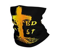 Ghetta Da Collo Jesus Pray Verse Christianty Rooted In Christ Golden Scaldacollo Traspirante Fascia Capelli Protezione Uv Passamontagna Per Ciclismo Pesca Campeggio 25X50CM