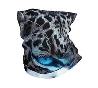 Ghetta da Collo Leopard Rose Mystery Magic Wild Animal Blue Headwrap Protezione UV Traspirante Passamontagna per Adulto Outdoor Estivo 25X50Cm