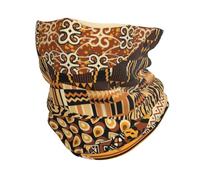 Ghetta elastica patchwork in stile africano,Maschera multifunzionale per sciarpa,Cappello leggero con ghetta per il collo di protezione dal vento
