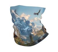 Ghetta Moose Bear And Eagle Cabin Wildlife Thickets Nature Old Headwrap Unisex Antipolvere Passamontagna per Yoga Outdoor Donna 25X50Cm