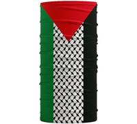 Ghetta per Il Collo con Bandiera della Palestina, Ghetta per Il Collo Antivento, Sciarpa Bandana Multifunzionale per attività All'aperto