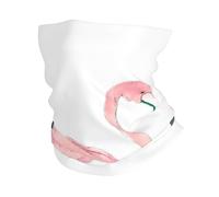 Ghetta per il collo dipinta a mano con stampa fenicottero per uomo donna maschera da sci sciarpa invernale scaldacollo per tutte le condizioni atmosferiche