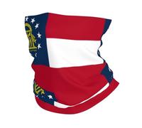 Ghetta scaldacollo con stampa bandiera della Georgia, per donne e uomini, antivento, maschera per il viso, sciarpa per sport con tempo freddo