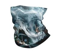 Ghetta Skull Psychedelic Cannabis Leaves Marijuana Hippie Weed Fascia per Capelli Sportiva Multiuso Scaldacollo per Adulto Yoga Bambini 25X50Cm