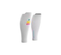 Ghette a compressione compressport r2 oxygen ironman 2026 bianche