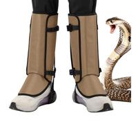 Ghette a prova di serpente - Protezione per morsi delle gambe, ghette alte al ginocchio, per escursionismo, pesca, sentiero, arrampicata, campeggio, lavoro, cortile, giardino, fattoria