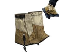 Ghette da escursionismo - Polsino elastico | copriscarpe - Protezione leggera dei piedi dal deserto e dalla neve per campeggio, sci, attività all'aperto, mantenendo gambe e